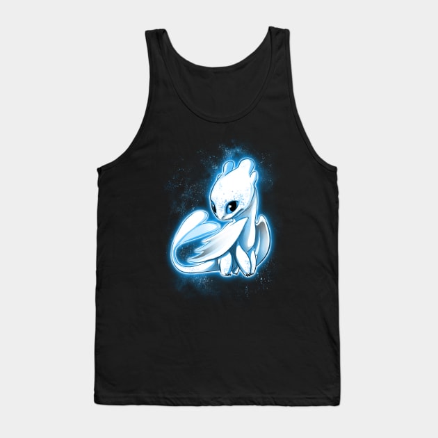 Light Dragon Tank Top by alemaglia